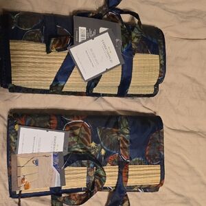 Threshold Blue and Cream Sheet Set